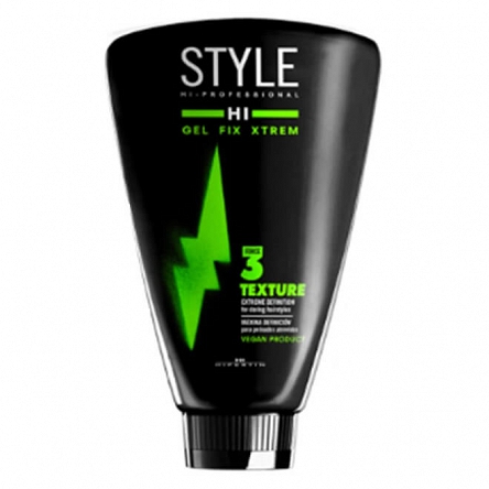 Żel Hipertin Hi-Style Gel Fix Xtrem 3-force do stylizacji włosów kręconych 225ml Żele do włosów Hipertin 8430190082395
