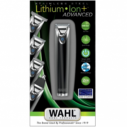 Trymer Wahl Home Lithium Ion+ Advanced, wielofunkcyjny do strzyżenia z wymiennymi nożami, bezprzewodowy Maszynki do strzyżenia Wahl 043917002927