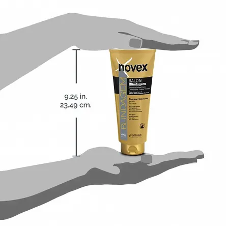 Novex Blindagem Salon, odżywka keratynowa do włosów suchych i zniszczonych 400ml Odżywka wzmacniająca włosy Novex 7896013540724