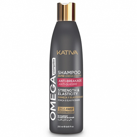 Odżywka Kativa OMEGA COMPLEX do łamliwych włosów, rewitalizująca z keratyną 250ml Odżywka regenerująca włosy Kativa 7750075032941