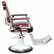 Fotel barberski Gabbiano Moto Style bordowy dostępny w 48H Fotele barberskie Gabbiano