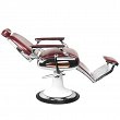 Fotel barberski Gabbiano Moto Style bordowy dostępny w 48H Fotele barberskie Gabbiano