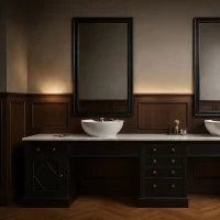 Konsoleta Ayala Barber Industrial 2-stanowiskowa Konsole barberskie Ayala