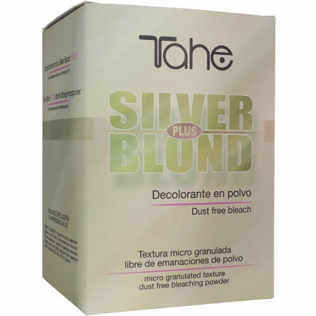 Puder Tahe SILVER BLOND do rozjaśniania i dekoloryzacji włosów dla wrażliwej skóry głowy 500g rozjaśniacz do włosów w proszku Tahe 8426827481044