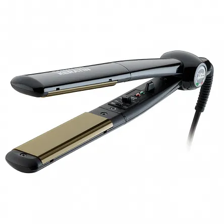 Prostownica do włosów Gamma Piu Keratin Titanium, czarna Prostownice do włosów Gamma Piu 8021660007453