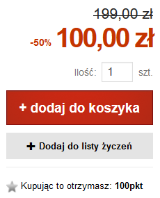 punkty na karcie produktu