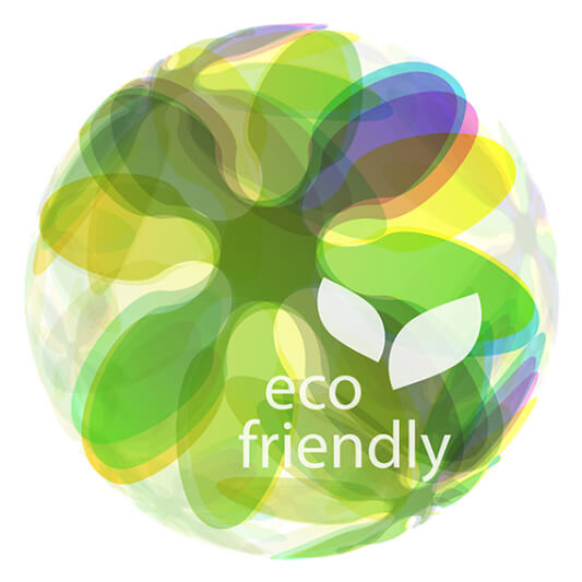 Grafika eco-friendly. Działanie prostownicy jest przyjazne dla środowiska